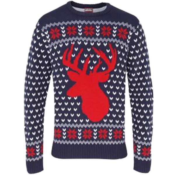 Stag Nordic Adults Christmas Jumper - Elite Custom Clothing Thumbnail